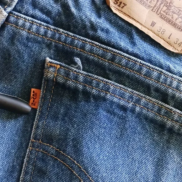 Vintage 90's Levi 517 bootcut jeans Medium wash - Picture 7 of 16